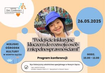 Zapraszamy do udziału w konferencji “Podejście inkluzyjne kluczem do rozwoju osób z niepełnosprawnościami”